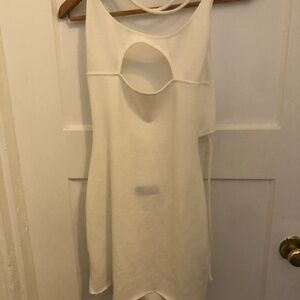 No tags Terry like beach cover for on the beach. Criss cross ties - like new